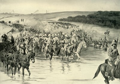 Lord Roberts und seine Armee überqueren den Wall River von RM Paxton