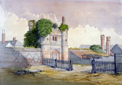 Ansicht von Beckingham Hall bei Witham, Essex, 1869 von R Nightingale