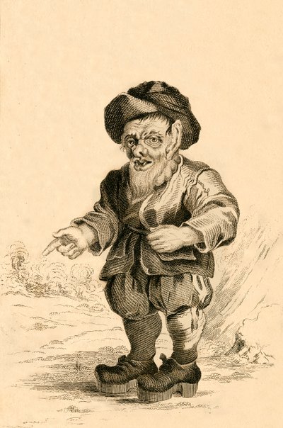 Bertholde, Premierminister von Alboinus, König der Lombardei, 1821 von R. Page