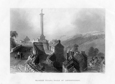 Walkers Säule, Londonderry, Nordirland, 1860 von R. Wallis