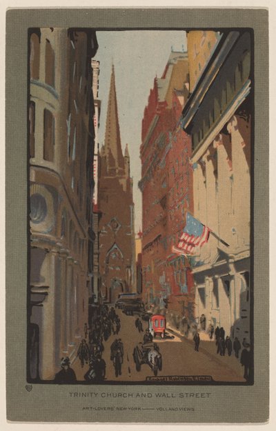 Trinity Church und Wall Street von Rachael Robinson Elmer