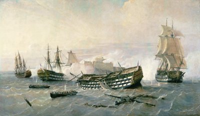 Verteidigung des Havanna-Vorsprungs im Jahr 1762, ca. 1898 von Rafael Monleon y Torres