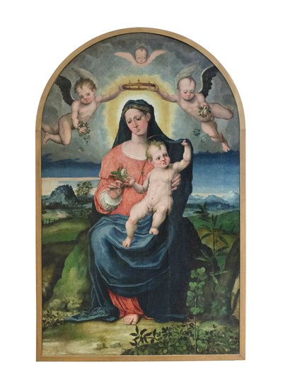 Madonna mit Kind, vor 1543 von Raffaellino di Michelangelo (16th century)