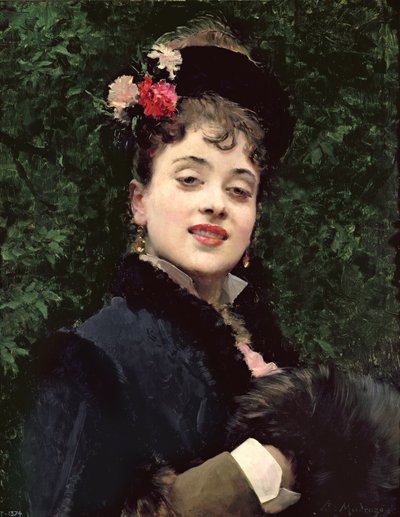 Aline Masson, das Modell des Künstlers von Raimundo de Madrazo y Garreta