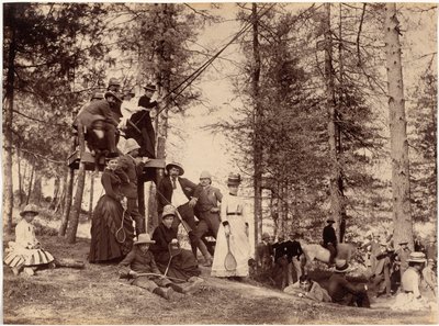 Picknickgesellschaft, Mashobra von Raja Deen Dayal