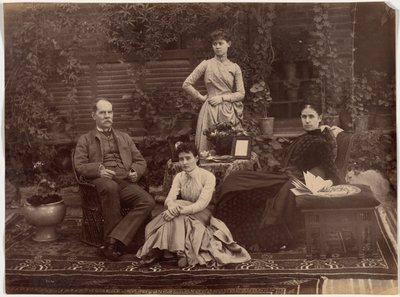 Sir Auckland Colvin und Familie, Shimla von Raja Deen Dayal
