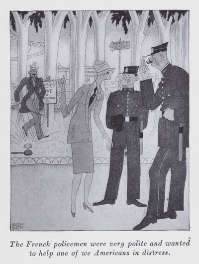 Illustration für "But Gentlemen Marry Brunettes" von Anita Loos von Ralph Barton