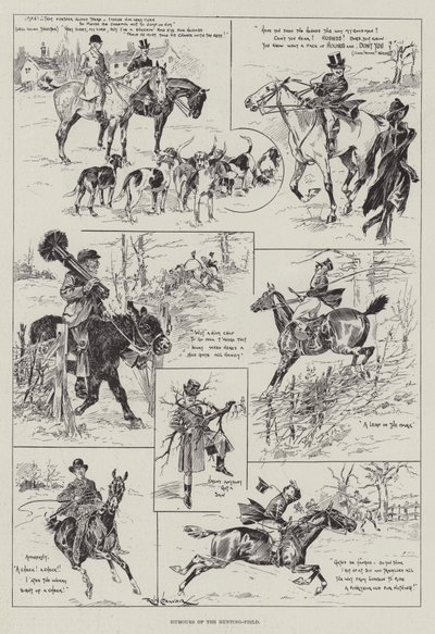 Humor auf dem Jagdfeld von Ralph Cleaver
