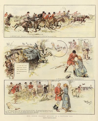 Miss Minnie Travers Bericht über eine rasante Jagd von Ralph Cleaver