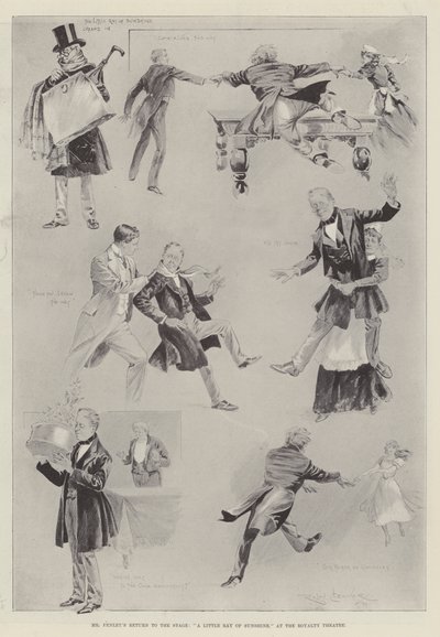 Mr Penleys Rückkehr auf die Bühne, Ein kleiner Sonnenstrahl, im Royalty Theatre von Ralph Cleaver
