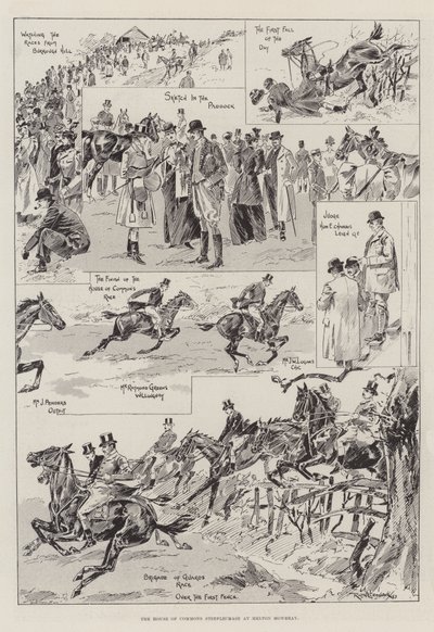 Das Steeplechase des House of Commons in Melton Mowbray von Ralph Cleaver