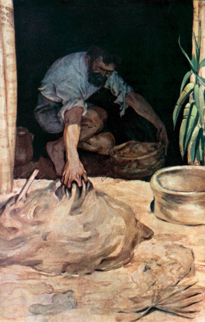 Illustration für Robinson Crusoe von Daniel Defoe von Ralph Noel Pocock