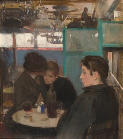 Innenraum des Moulin de la Galette von Ramon Casas i Carbo
