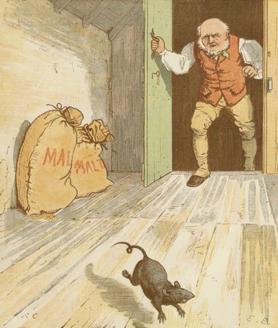 Das Haus, das Jack gebaut hat: Die Ratte, die das Malz fraß von Randolph Caldecott