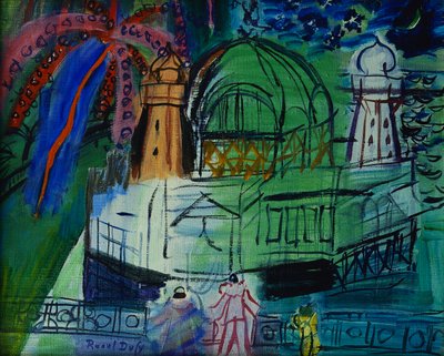 Das Casino von Nizza mit zwei Masken Feuerwerk von Raoul Dufy