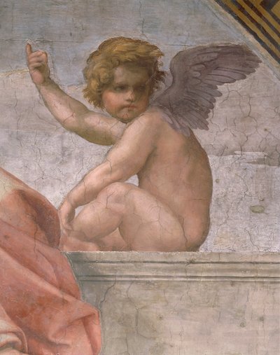 Putto, der den Glauben darstellt (Detail) von Raphael (1483 1520)
