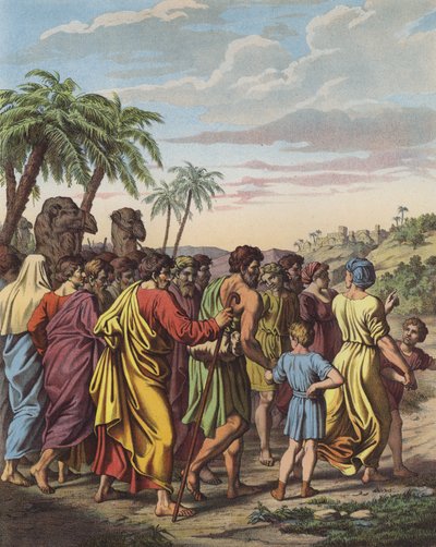 Rückkehr der Israeliten aus ihrer Gefangenschaft in Babylon von after Raphael