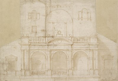 Architektonisches Design (Villa Madama) von Raphael