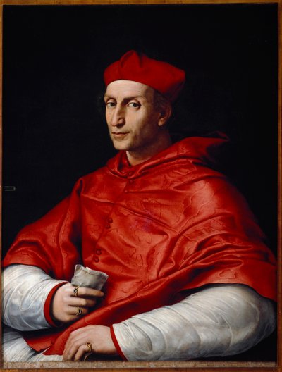 Porträt von Bernardo Dovizi da Bibbiena von Raphael