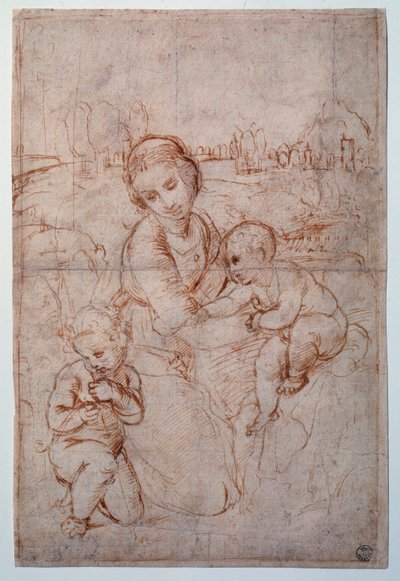 Die Jungfrau von Prinz Esterhazy (Studie) von Raphael