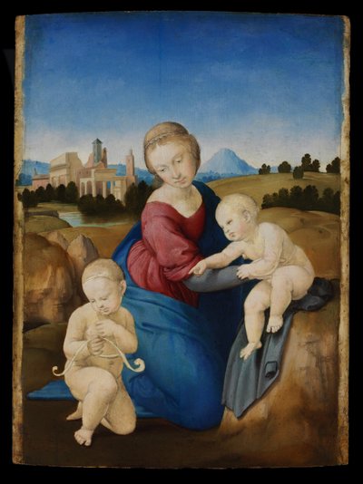 Madonna mit Kind und dem Johannesknaben von Raphael