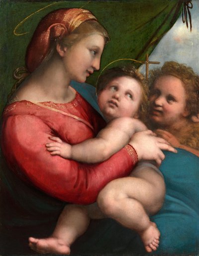 Madonna mit dem Vorhang von Raphael