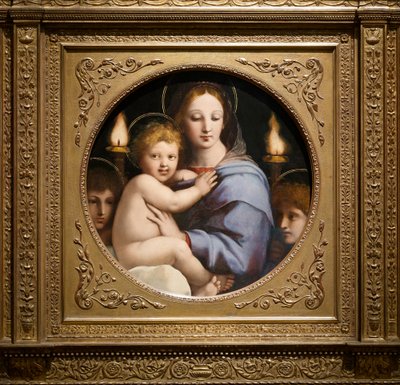 Madonna der Kandelaber von Raffaello Sanzio Raphael