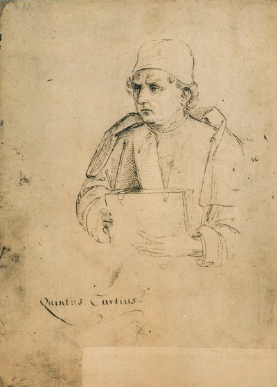 Quinto Curzio Rufo; Zeichnung von Raffael. Gallerie dell
