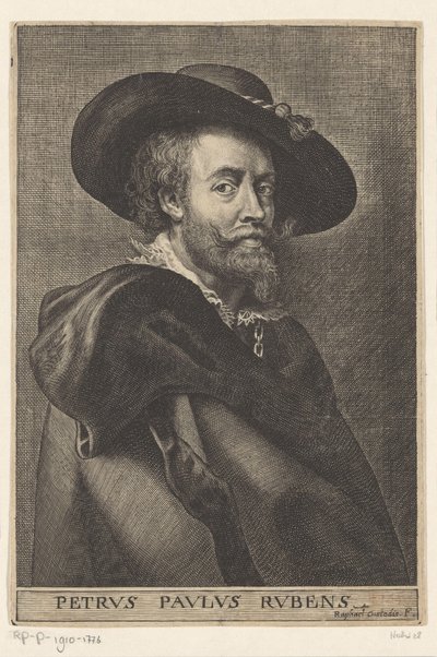 Porträt von Peter Paul Rubens von Raphael Custos