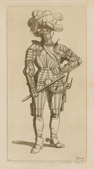 Albert, Graf von Wallenstein und General des Heiligen Reiches, 1629-34 von Raphael Jacquemin