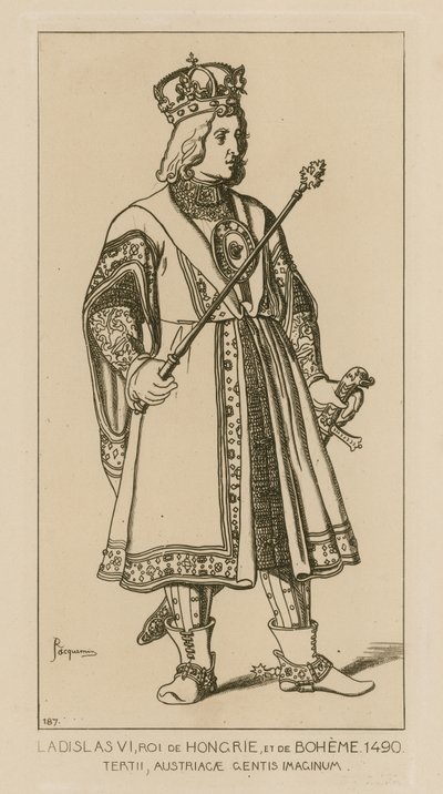 Ladislaus VI., König von Ungarn und Böhmen, 1490 von Raphael Jacquemin
