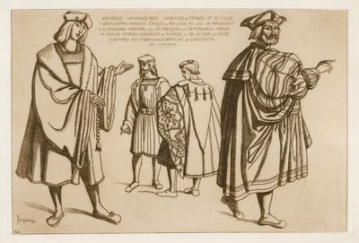 Adlige von Frankreich und Italien zu Beginn des 16. Jahrhunderts von Raphael Jacquemin