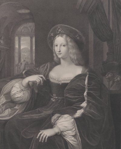 Porträt von Doña Isabel de Requesens y Enríques de Cardona-Anglesola von Raphael Morghen