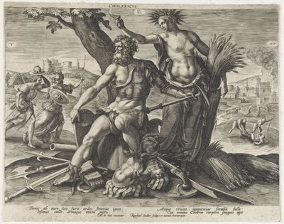 Cholerisches Temperament von Raphaël Sadeler (I)