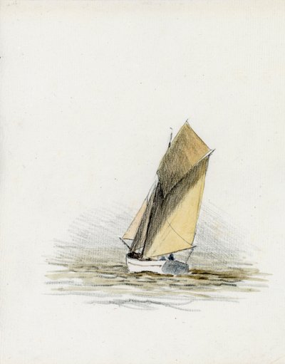 Boot (Gabare) auf der Gironde-Mündung von Raymond Bonnefon