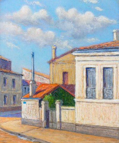 Straße in Bordeaux von Raymond Bonnefon