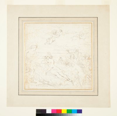 Apollo, Amphitrite und Meeresgötter bringen Opfergaben von Raymond Lafage