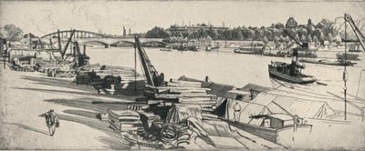 Der Hafen Henri IV, 1915 von Raymond Ray Jones