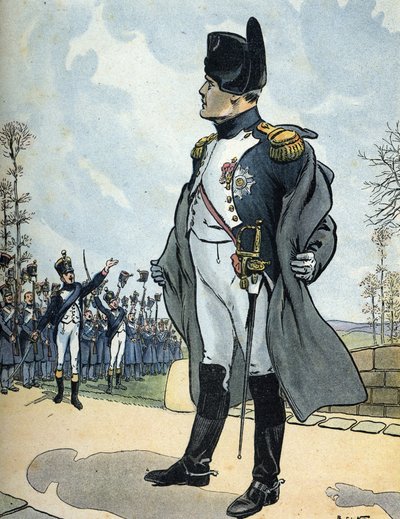 Porträt von Kaiser Napoleon I (1769-1821) Rückkehr aus dem Exil nach Elba von Raymond de la Neziere