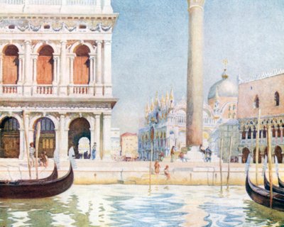 Die Bibliothek, Piazzetta von Reginald Barratt