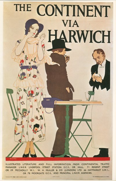 Reginald E. Higgins: Der Kontinent über Harwich. Großbritannien von Reginald Edward Higgins