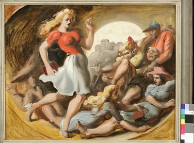 Fass voller Spaß von Reginald Marsh