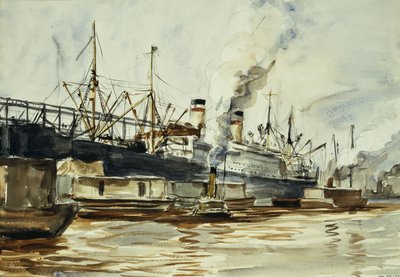 Hafenszene von Reginald Marsh