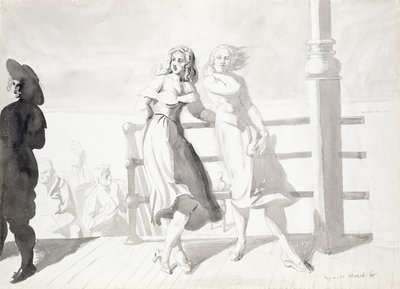 Auf der Promenade von Reginald Marsh