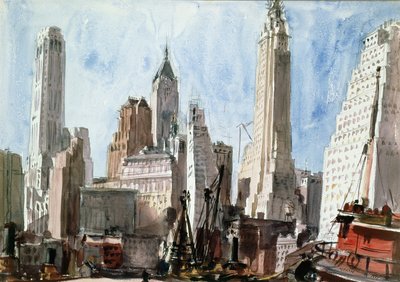 Wolkenkratzer von Reginald Marsh