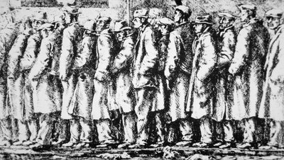 Die Brotschlange von Reginald Marsh