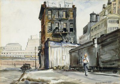 Bahnhöfe, New York von Reginald Marsh