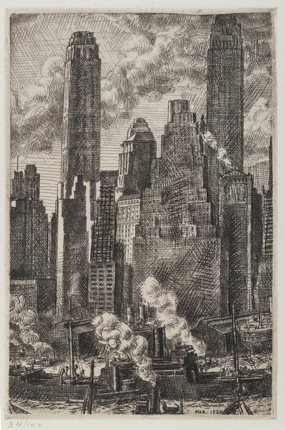 Wall Street von Reginald Marsh