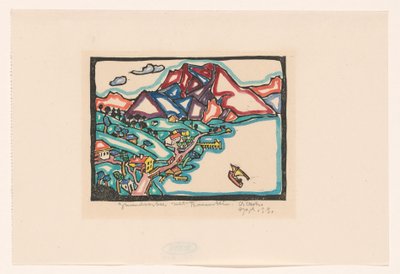 Gmünder See mit Traunstein von Reijer Stolk (signed by artist)