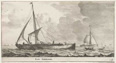 Schiffe von Amsterdam: Ein Handelsschiff von Reinier Nooms